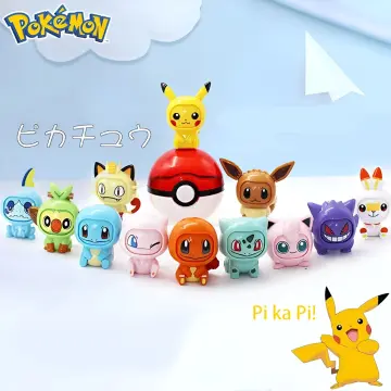 12 Style Anime Figures Toys Variable Face Model Pikachu Charmander