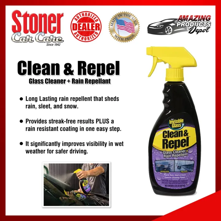 【Ready Stock】 Stoner Invisible Glass Clean Repel 22oz Lazada PH