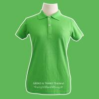 เสื้อโปโลสีเขียวมะนาว แบรนด์ GEEKO (ตรากวาง) ของแท้ 100% มีลิขสิทธิ์ l GEEKO&amp;TRANOTHAILAND