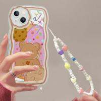 KNQ12 สีลูกอมสี รูปหัวใจ เครื่องประดับผู้หญิงผู้หญิง เคสโทรศัพท์สวยงาม เครื่องประดับโทรศัพท์ มีเสน่ห์มีเสน่ห์ สายโทรศัพท์สำหรับโทรศัพท์ สายคล้องโทรศัพท์ ห่วงโซ่โทรศัพท์ สายคล้องมือถือ เชือกป้องกันการสูญหาย โซ่ลูกปัดดอกไม้