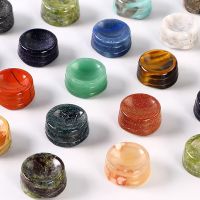 【YP】 Mineraali Crystals Stones Sphere Tiger Gemstones Balls Base Quartzs Holder Display Carving