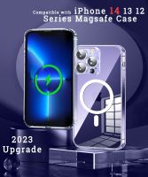 [Fast]แม่เหล็กบางเป็นพิเศษสำหรับ Iphone 14 13 Pro 12pro Max Magsafe กระจ่างใส Iphone 13pro Plus 12 11 Mag ปลอดภัย