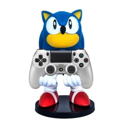 ZZOOI 18cm Sonic The Hedgehog Action Figures Ps4 Ps5 Cartoon Gaming Controller Phone Holder Gaming Hobby Gift Color Boxes 2023