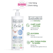 Sữa tắm cho bé EVOLUDERM Pháp Bebe Baby Gentle Hair And Body Wash 500ml