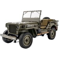 FMS Hoy โมเดลตีนตะขาบ RC 1/12 1941 Willys แบตเตอรี่ Lipo รถบังคับขนาด MB