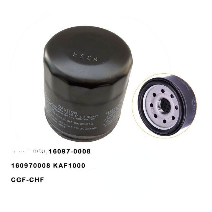 รถจักรยานยนต์สากลไส้กรองน้ำมันสำหรับ-kawasaki-16097-0008-160970008-cgf-chf-ล่อ-kaf1000-pro-dxt-eps-le-diesel-1000ส่วนลดวันหยุด