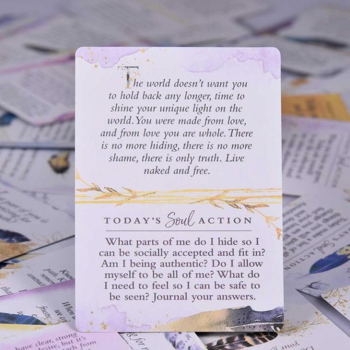 soul-truth-self-awareness-card-deck-new-tarot-cards-for-beginners-with-guidebook-card-game-board-game-exquisite-pdf-guidebook-best-service