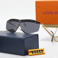 2022สไตล์ใหม่ LV สำหรับทั้งหญิงและชาย Super Smooth แว่นตากันแดดครึ่งกรอบสไตล์ใหม่2586