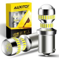 AUXITO P21W Ba15S Led 1156หลอดไฟ Led S 4014หลอด Led Smd รถหลอดไฟ Led หลังโคมไฟแบบสะท้อนจอดรถ12V 6000K 2ชิ้น