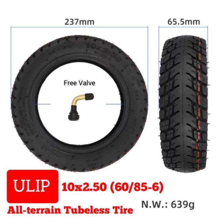 10x250 6085 6 Ulip Tubeless All Terrain Tire For 10 Inch Electric Scooters Lazada Ph 7061