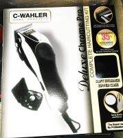 C-WAHLER ปัตตาเลี่ยนแบบสาย รุ่น Deluxe Chrome Pro สีดำ