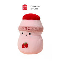 MINISO ตุ๊กตา ตุ๊กตาซีรีส์เครื่องดื่ม Beverages Series Strawberry Milk Shake Pillow