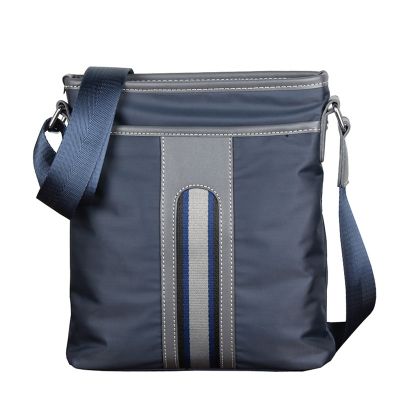 Luxury Brand Men Business Messenger Bag For Man Oxford Casual Small Shoulder Bag Male Blue Waterproof Nylon Stripe Crossbody Bag