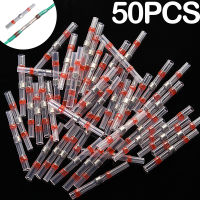 ขั้วต่อสายไฟหดความร้อน 50PCS SST21 แขนกันน้ำ AWG22-18 ก้น Splice ไฟฟ้าดีบุกบัดกรีซีล Terminal-iewo9238