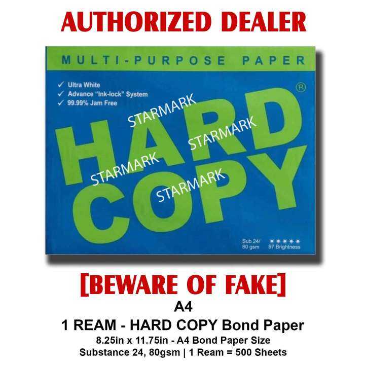 Hard Copy Bond Paper A4 825x1175in Bond Papers Copy Paper Papers 80gsm Blue Green 500sheets 4185