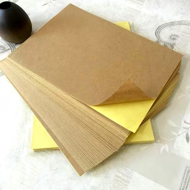 A4 Kraft Sticker 100pcs Printable Paper, labelling, tagging, office