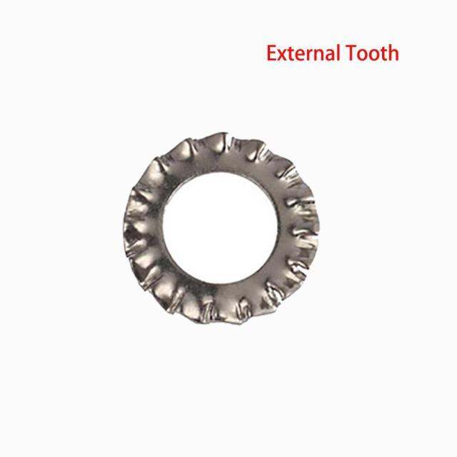 Internal External Teeth Lock Washers M3 M4 M5 M6 M8 M10 M12 304 A2