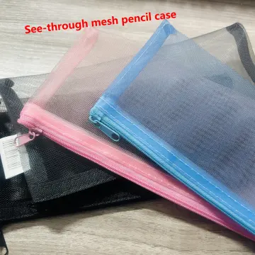 Transparent Pencil Case Small, Transparent Mesh Pencil Case