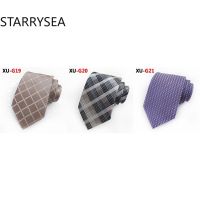 Lavender Luxury Men Fashion 100 Silk Man Dots Jacquard Classic Neck Ties Formal Wear Business Suit Wedding Ties