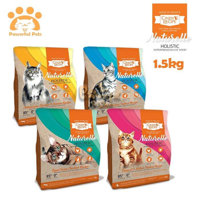 Cindy's Recipe Naturelle Holistic Super Premium Cat Dry Food 1.5kg | Lazada