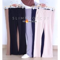 SLIM BOOTCUT : Seluar Kerja Wanita Bootcut Cutting ormal Pants Office Wear Stretch Palazo Labuh ekinisha