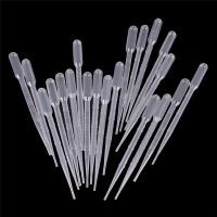 KingD 20pcs/set 3ML Disposable Plastic Eye Dropper Set Transfer Graduated Pipettes Lab Supplies