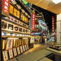 อาคารญี่ปุ่นที่มีชื่อเสียงภูเขาฟูจิวอลล์เปเปอร์รูปภาพ3D ร้านอาหารซูชิโรงแรมวอลเปเปอร์ตกแต่งผนัง3d
