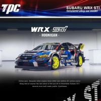 TPC 1:64 Subaru WRX STI Hoonigan  Painting Car Diecast Model Car Metal Chassis Acrylic Display Collection Ornaments