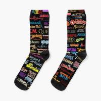 【Sock shop】 Rock Bands Crew Socks Ankle Black Mens Best Women Knee High