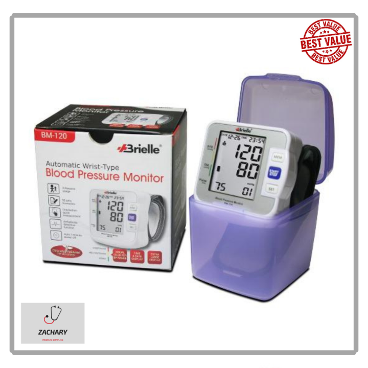 BP Wrist Monitor BRIELLE Lazada PH