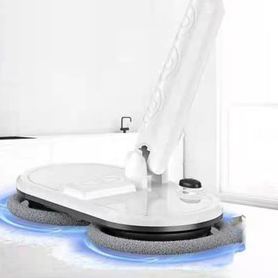 Cordless Electric Spin Mop, Floor Cleaner for Hard Wood &amp; Tile &amp; Laminate &amp; Marble Floors, Scrubber Mop with 2 Mop Pads
