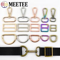 ✸ 3Sets Metal Buckles Bag Strap Swivel Lobster Clasp D Ring Tri glide Buckle Pet Collar Belt Adjuster Hook Clasps DIY Accessories