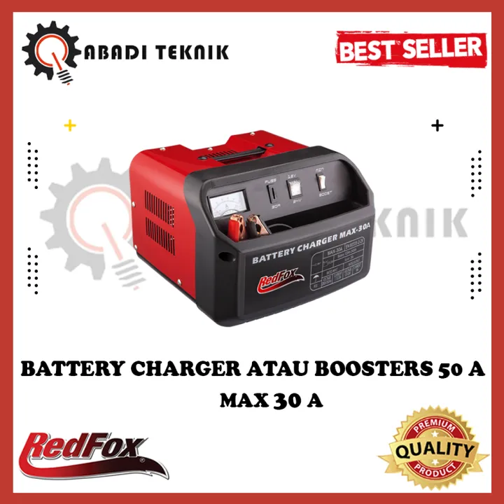 BATTERY CHARGER ATAU BOOSTERS 50A "REDFOX" MAX30A Lazada Indonesia