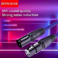 HO HONGDAK สายเคเบิล XLR,ตัวขยายสัญญาณเสียงไมโครโฟนสำหรับคาราโอเกะสายเคเบิลเสียง XLR