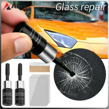 3Pcs Car Window Cracks Gone Glass Repair Kit Fluid Fix Car Windshield  Recover