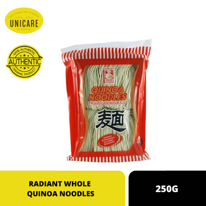 RADIANT WHOLE FOOD QUINOA NOODLES 250G Lazada