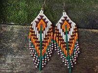 Kalindi BEADED EARRINGS NATIVE AMERICAN STYLE | ตุ๊กตาลูกค้าที่สวยงาม: รับประทานความอ่อนหวานแบบอเมริกันพื้นเมือง