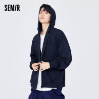 Semir แจ็คเก็ตผู้ชาย2022ฤดูใบไม้ร่วงใหม่ O Versize วิทยาลัยสไตล์แจ็คเก็ตจดหมายพิมพ์ที่เรียบง่ายถักด้านบน