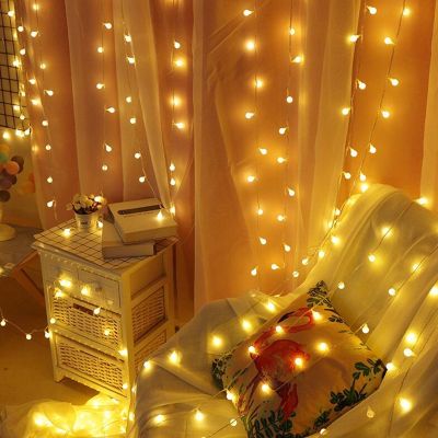 Fairy LED String Lights /Round Ball Bulb/Christmas Wedding Party Lamp/Creative Home Indoor lantern Decoration