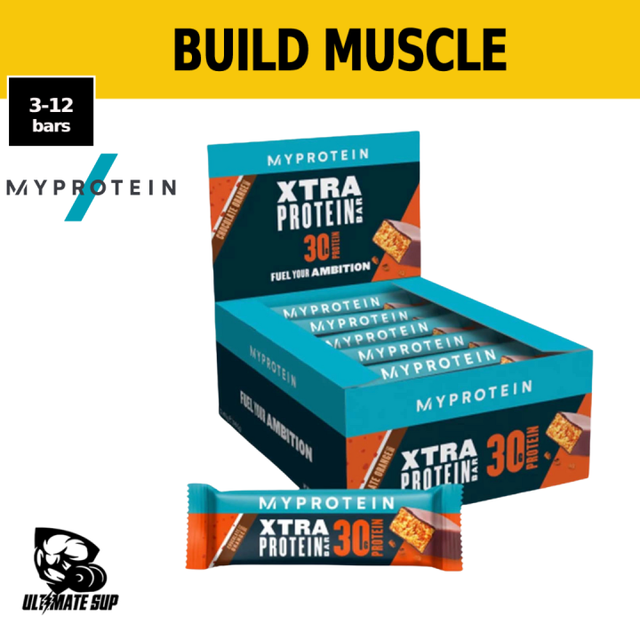 Myprotein High Protein Bar, Xtra Protein, Protein Bar, Support Muscle