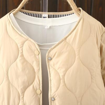 Women Clothing Parka Plus Size Autumn Winter Outerwear New Quilted Jacket Casual Long Sleeve Light-Weight Padded Coat