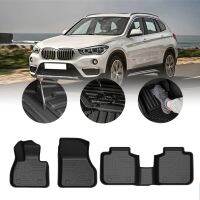 แผ่นรองพื้นรถยนต์ TPE สำหรับ BMW X1 2016-2022แผ่นซับยางป้องกันกันน้ำอุปกรณ์ตกแต่งภายในรถยนต์ (Gngyyuuyuhjuyu)