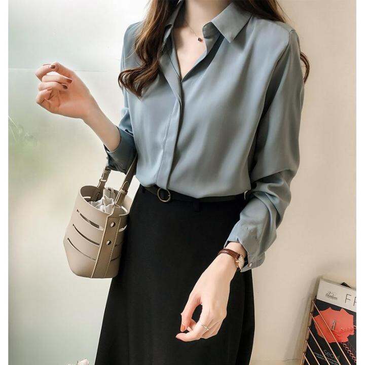 2023-women-long-sleeve-shirt-spring-summer-korean-fashion-plus-size-jacket-designer-womens-clothing-office-business-attire-new