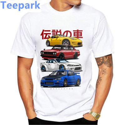 Mens Tshirt Jdm Civic Blend Crx Integra Cartoon Car Tshirt Mens Trendy