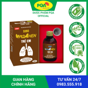 Hen trẻ em PQA dùng cho Trẻ bị ho, ho có đờm, ho do hen phế quản