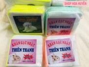 Khăn sữa 100% cotton cho bé sơ sinh hàng dày 3 lớp có 2 cỡ 25 x25cm 25
