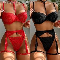 【CW】☎™■  Erotic Garters Thongs Patchwork See Through Set Ladies Porn Costumes