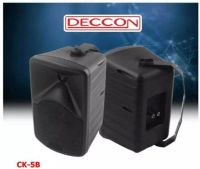 DECCON ตู้ลำโพงพร้อมขาติดผนัง5นิ้ว รุ่น CK-5B 600W ตู้ลำโพงแขวน ลำโพงติดผนัง ร้านอาหาร ห้องคาราโอเกะ ประชาสัมพันธ์ ห้องประชุม(1คู่) PT SHOP