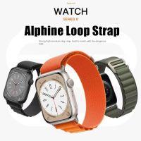 xinpan Alpine Loop Watch Band for Apple Watch Series 8/ultra 49mm 45mm 44mm 42mm 41mm 40mm 38 42mm Nylon Bracelet IWatch 7 6 5 4 3 2 Se