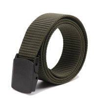Mens Tactical Belt Hypoallergenic Buckle Men and Women Outdoor Security Training Non-metallic Nylon Security Belt